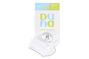Шкарпетки дитячі Duna 4105 білий р.8-10