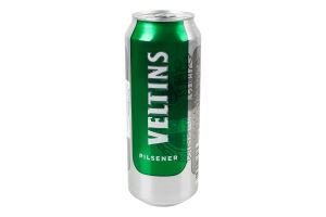 Пиво 0.5л 4.8% світле фільтроване солодове пастеризоване Pilsener Veltins з/б