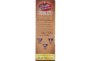 Orville Redenbacher's Naturals Light Gourmet Popping Corn Garlic Butter & Sea Salt Classic Bag - 3 CT
