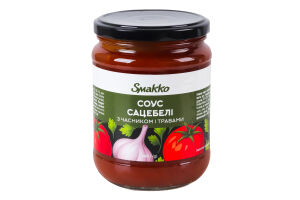 Соус з часником і травами Сацебелі Smakko с/б 460г