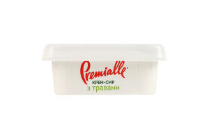 Крем-сир 55% з травами Premialle п/у 170г