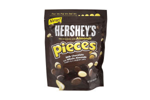 HERSHEY'S PIECES Milk Chocolate with Almonds Candy