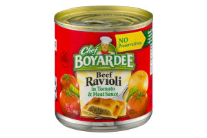 Chef Boyardee Beef Ravioli No Preservatives