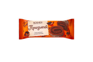 Рулет бисквитный Пражский Roshen м/у 180г