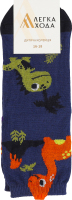 Шкарпетки дитячі Легка хода №9450 16-18 темно-синій