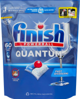 Засіб для миття посуду в посудомийних машинах в капсулах All in 1 Quantum Powerball Finish 60шт