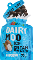 Шарики мороженого кокосового с глазированием какао Dairy Moo Mini Melts м/у 72г