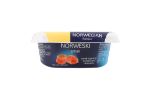 Сир плавлений з лососем та кропом 57%150г Mlekpol