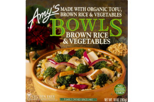 Amy's Bowls Brown Rice & Vegetables