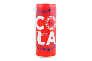 Напиток безалкогольный сильногазированный Smart Cola Живчик ж/б 0.33л