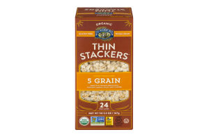 Lundberg Thin Stackers 5 Grain Rice Cakes - 24 CT