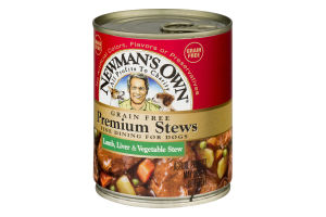 Newman's Own Grain Free Premium Stews for Dogs Lamb, Liver & Vegetable Stew