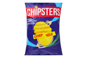 Чипси картопляні хвилясті Сирний соус з цибулею Chipster's м/у 95г