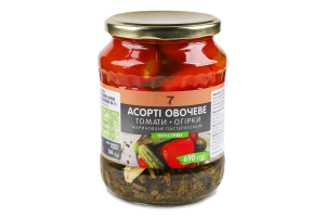 Конс Асорті 7 690 г овочеве