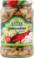 Шампіньйони стерилізовані різані 280г твіст/б Rio