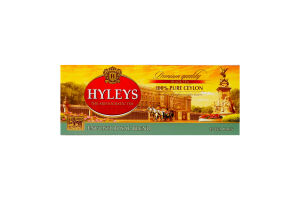 Чай черный цейлонский байховый мелкий English royal blend Hyleys к/у 25х2г