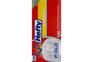 Hefty Strong 13 Gallon Tall Kitchen Drawstring Bags - 120 CT