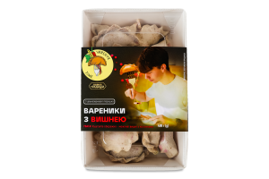Вареники из цельнозерновой муки с вишней Varenyk Time к/у 400г