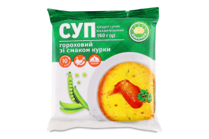Суп гороховий зі смаком курки Ласочка м/у 160г