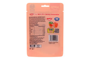 Цукерки Amos Полуниця 4D желейні