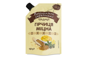 Горчица Крепкая Національні українські традиції д/п 140г