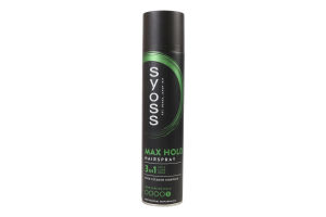 Лак для волос 3в1 Max Hold Syoss 300мл