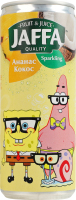 Напиток соковый газированный пастеризованный Ананас-кокос Губка Боб Sparkling Jaffa ж/б 250мл