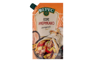 Соус майонезный нежный нестерилизованный Американо Верес д/п 200г
