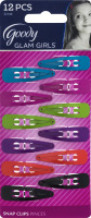 Goody Glam Girls Snap Clips - 12 CT