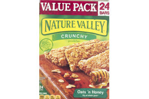 Nature Valley Crunchy Granola Bars Oats 'n Honey Value Pack - 12 CT