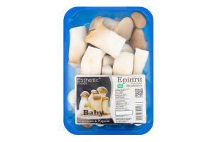 Грибы свежие Эринги Baby Esthetic foods лоток 400г