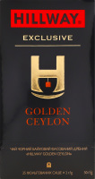 Чай чорний байховий дрібний Golden Ceylon Exclusive Hillway в/с к/у 25х2г