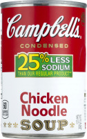 Campbell's Condensed Soup Chicken Noodle 25% Less Sodium