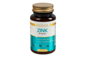 Добавка дієтична таблетки без цукру зі смаком лохини 50мг Цинк Novel 60шт