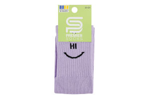 Шкарпетки підл Premier socks Hi-Bye св.бузк р23-25