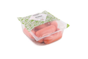 Сосиски вареные Нежные М'ясний хутір 1с кг