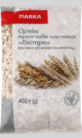 Суміш пластівців вівсяно-ячмінно-пшеничних Екстра Marka Promo м/у 400г