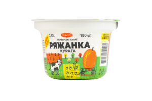 Ряжанка 2.5% густа десертна Курага РадиМо ст 180г
