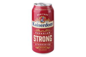 Пиво 0.5л 8.2% светлое фильтрованное пастеризованное Starkbier Strong beer Bavarian Kaiserdom ж/б