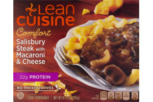 Lean Cuisine Comfort Salisbury Steak with Macaroni & Cheese