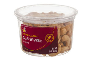 Ahold Jumbo Roasted Cashews Unsalted
