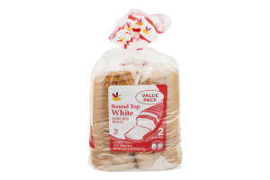 Ahold Round Top White Enriched Bread Value Pack - 2 CT