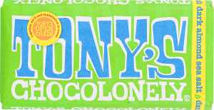 Шоколад чорний Tony's Chocolonely з мигд-мор сіллю