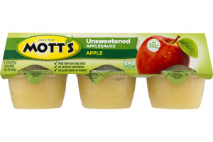 Mott's Unsweetened Applesauce Apple - 6 CT