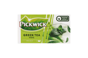 Чай зелений з м'ятою Pickwick к/у 20х2г