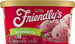 Friendly's Premium Ice Cream Rich & Creamy Strawberry