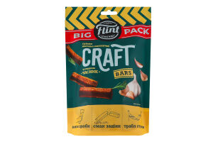 Грінки житньо-пшеничні Часник Craft Bars Flint д/п 120г