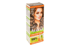 Крем-краска для волос стойкая Naturals №7.1 Avena 1шт