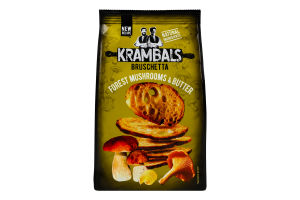 Брускети з лісовими грибами та вершковим маслом Krambals м/у 70г