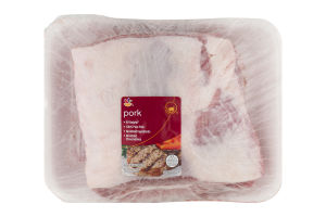 Ahold Pork Loin Center Cut Roast Bone In